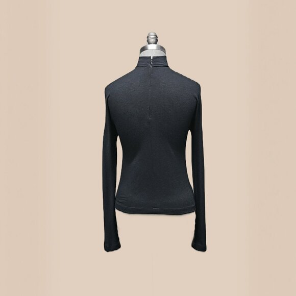 Marie Saint Pierre Long Sleeve Open Shoulders and High Neck Top - Picture 3 of 4